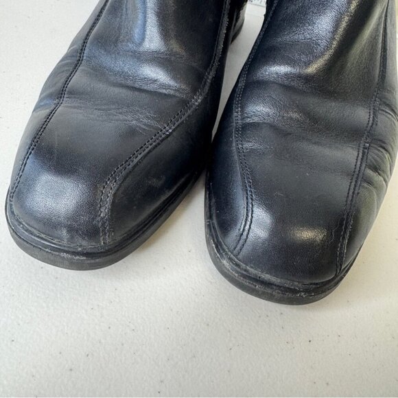 Rieker Black Ankle Boots with Fur Lining size 10 - Picture 8 of 16